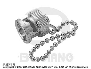 BNC PLUG PROTECTIVE CAP WITH CHAIN