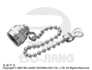 F TYPE PLUG PROTECTIVE CAP WITH CHAIN - TERMINATOR AND ACCESSORIES