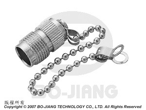 TAMPA DE PROTEÇÃO TIPO JACK TNC COM CORRENTE - TERMINADOR E ACESSÓRIOS