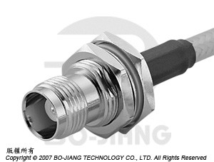 TNC JACK  RF/MIRCOWAVE COAXIAL CONNECTOR - TNC Bulkhead Crimp Jack