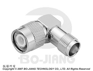 टीएनसी प्लग को प्लग राइट एंगल मोड आरएफ/माइक्रोवेव कोएक्सियल एडाप्टर