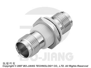TNC JACK से JACK बल्कहेड मोड RF/MIRCWAVE कोएक्सियल एडाप्टर आइसोलेटेड के साथ - TNC आइसोलेटेड बल्कहेड जैक से जैक एडाप्टर