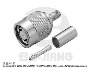 TNC Reverse Polarity CRIMP PLUG - TNC Reverse Polarity Crimp Plug