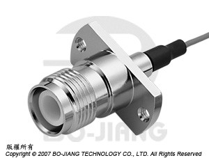 TNC Reverse Polarity PANEL CRIMP JACK - TNC Reverse Polarity Panel Crimp Jack