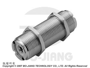 UHF बल्कहेड जैक से जैक एडाप्टर - UHF बल्कहेड जैक से जैक एडाप्टर