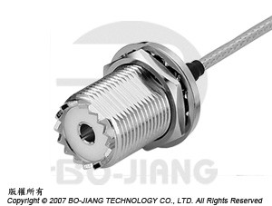 UHF BULKHEAD CRIMP JACK - UHF Bulkhead Crimp Jack