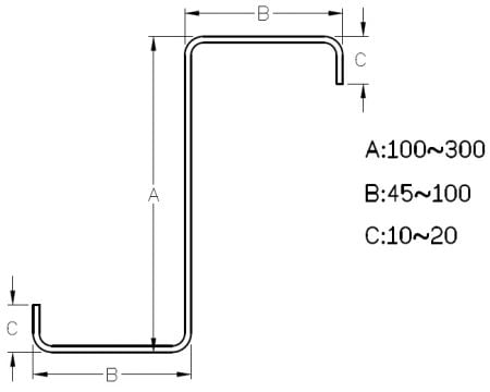 Sample Section of Adjustable C/Z Purlin Roll Forming Machine 02