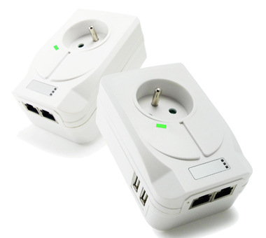 Prise de courant et de charge intelligente Wi-Fi avec 2 ports USB Geeni