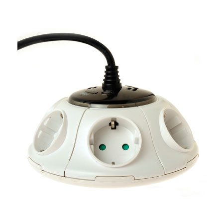 6-Outlet Heavy Duty Power Sockets with Overload Protection 6 - Surge ...