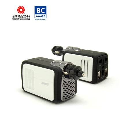 Inverter per auto con caricatore USB da 2,1A