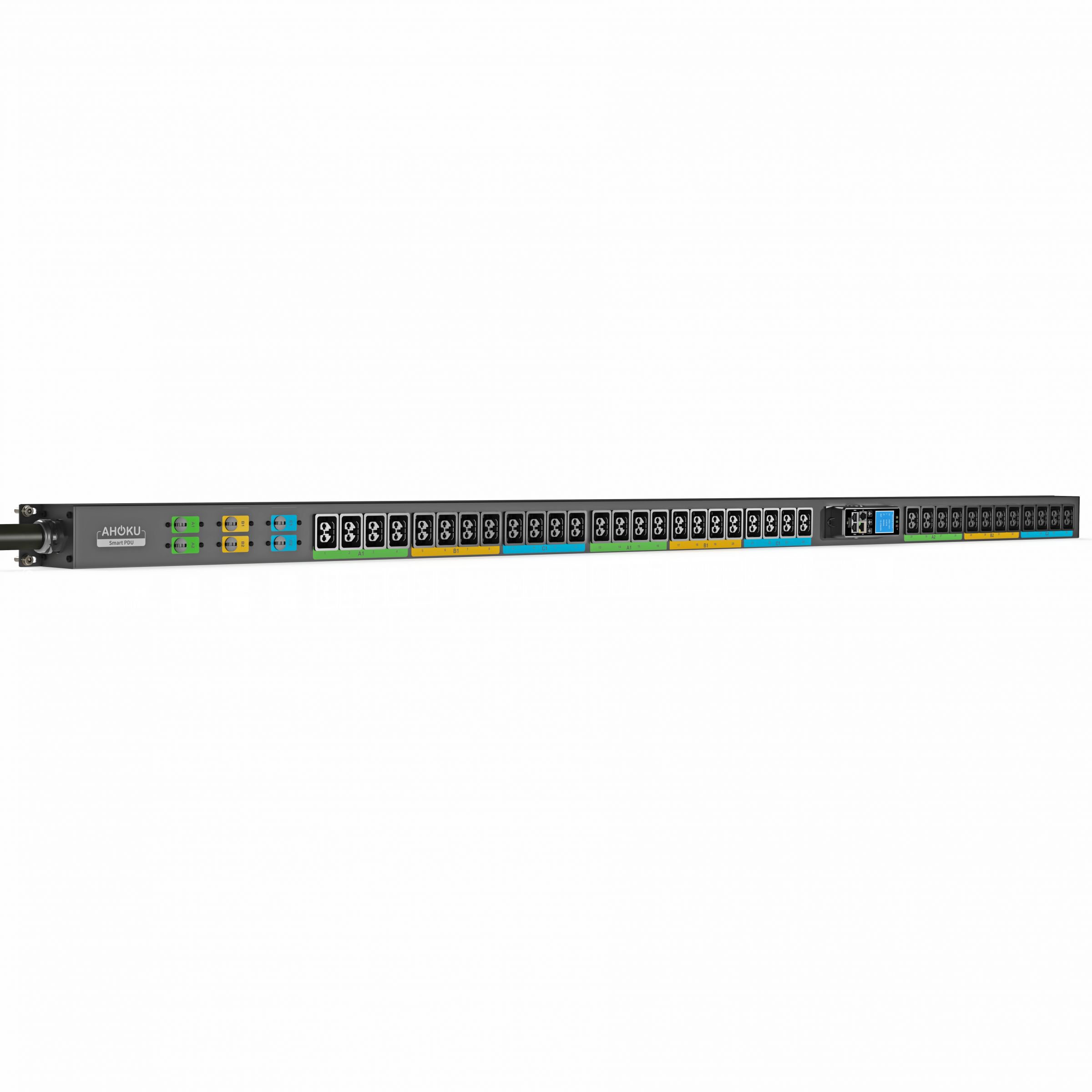 Monitoring Rack Electrical 32A Smart PDU with 24/30/36 IEC Outlets Network-Grade Remote Power ...