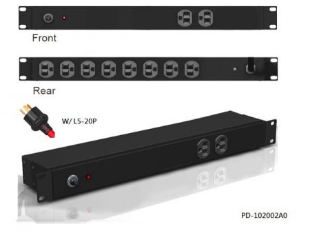 10 outlets with L5-20P plug