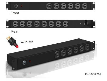 14 saídas com plugue L5-20P