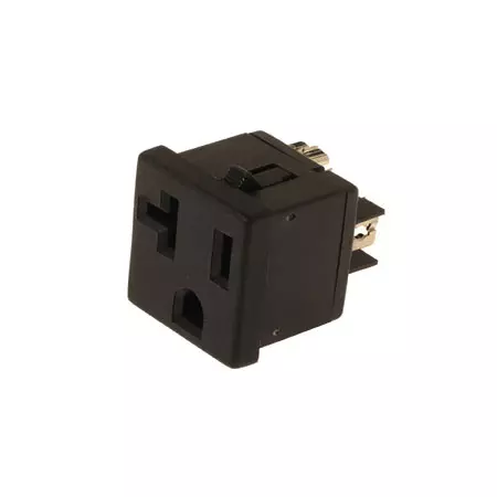 20A NEMA 5-20R Receptacle/socket accessories & snap in socket ac - NEMA 20A Single Receptacle