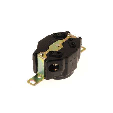 Photo du câblage arrière de la prise secteur AC