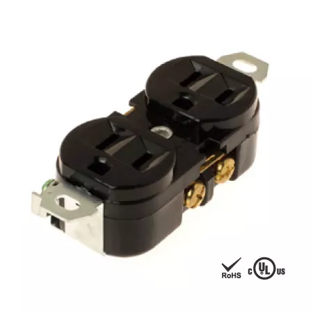 15A NEMA 5-15 Duplex Receptacle - NEMA 15A Duplex Receptacle