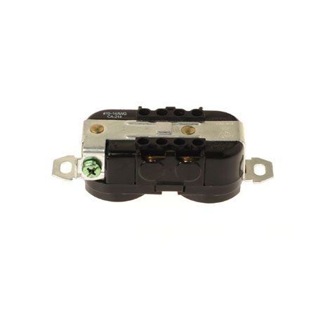 Tomada de CA na parte de trás