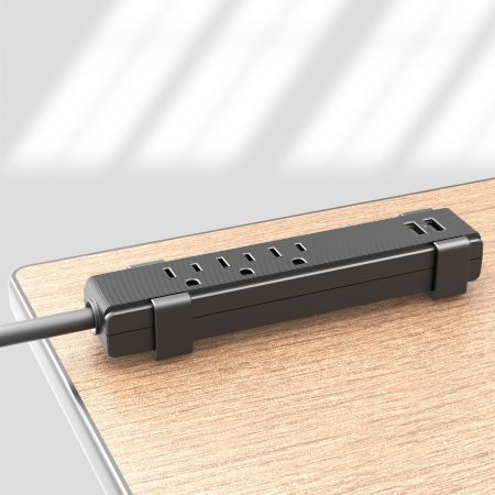 Fijador de enchufe de escritorio autoadhesivo 2023, nuevo soporte de  regleta de alimentación autoadhesivo, soporte de fijador de enchufe para  montaje