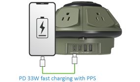 Chargeur PPS USB-C PD30W, protocole PD3.0