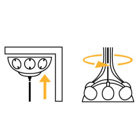 Ceiling Mount & Cord Management