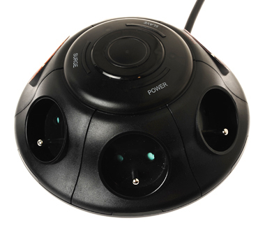 电源/突波/从属插孔指示灯