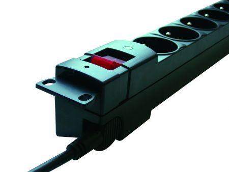 Base PDU En Aluminium Avec 8 Prises, Conçue Pour Rack De 19", Idéale - 6