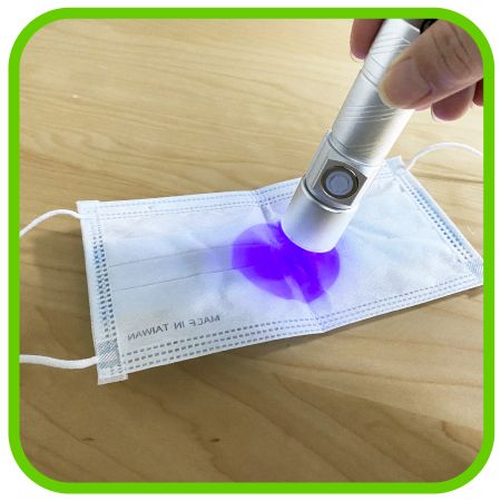 Varita desinfectante de luz UV-C - Potente esterilizador UV de 253 nm,  recargable, portátil, ultravioleta, 99.99%, desinfección para el hogar