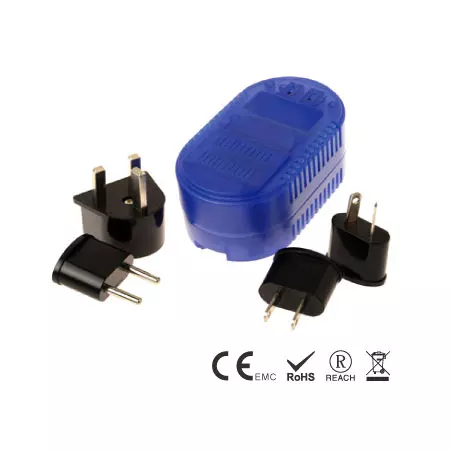 2000W Down Travel Voltage Converter with Adapter Plug Set - Travel Converter Set