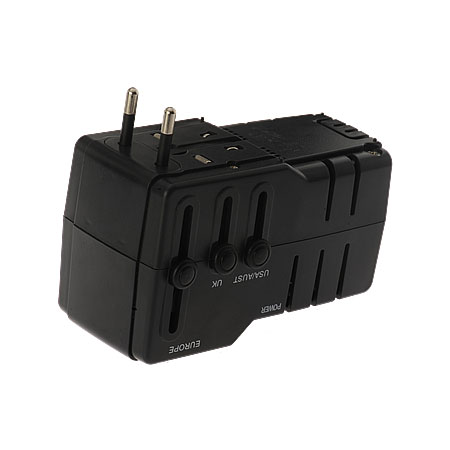 Travel Converter with built-in UK / AU / US / EU plugs
