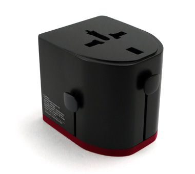 Bộ chuyển đổi du lịch toàn cầu với 2 cổng USB