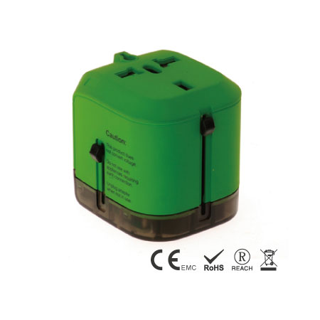 Travel Adapter built in children safety shutters - Travel Adapter