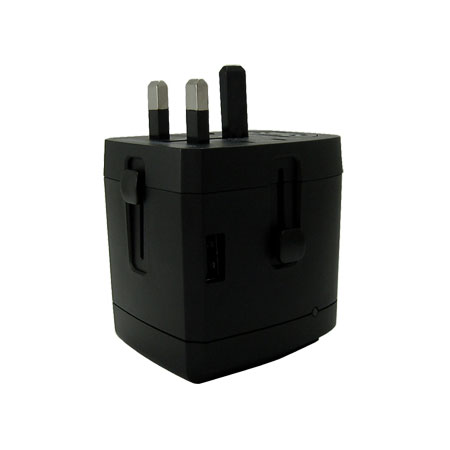 4USB AC全球旅行充電插座英規插腳, 適用於英國, 新加坡, 香港...等國家