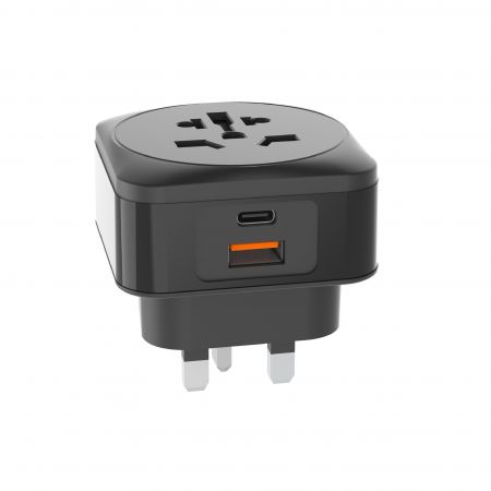 Mundo para Reino Unido com USB-C PD