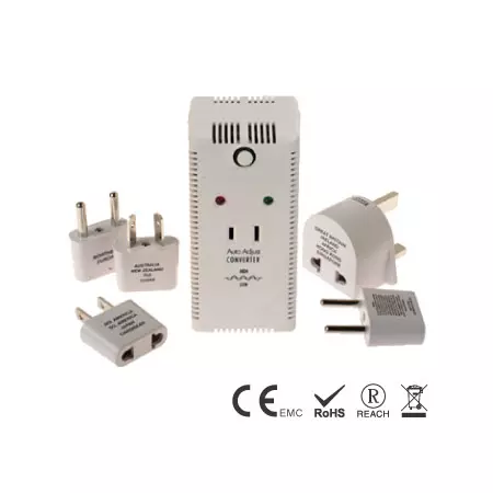 Auto Smart Step Down Dual Wattage 50/2000W Travel Kit - Smart Dual Wattage Travel Converter Set