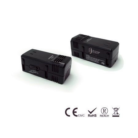 Conversor de Voltagem de Descida de 1875W com Porta USB - Conversor de viagem
