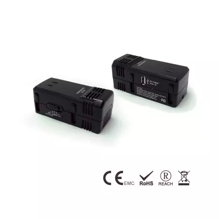 1875W Step Down Voltage Converter with USB port - Travel Converter