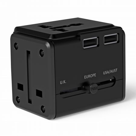 어린이 안전 셔터가 있는 20W USB-C PD 범용 여행 어댑터