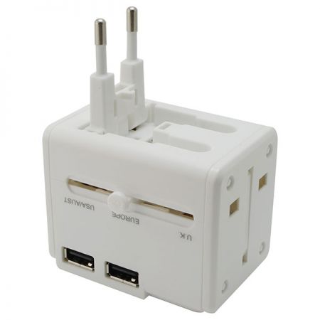Adaptateur de voyage universel Type C - Prise UE