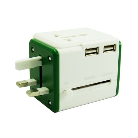 3.1A 3 USB全球通用旅行插座英規插腳, 適用於英國, 新加坡, 香港...等國家