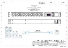 O IEC PDU oferece compatibilidade global, suportando vários tipos de plugues específicos de cada país, incluindo 5-15P, EU sem aterramento, Plugue francês Schuko CEE 7/7 e outros. Opções de plugue personalizadas estão disponíveis mediante solicitação para integração com PDUs, atendendo a diversos padrões de energia internacionais.