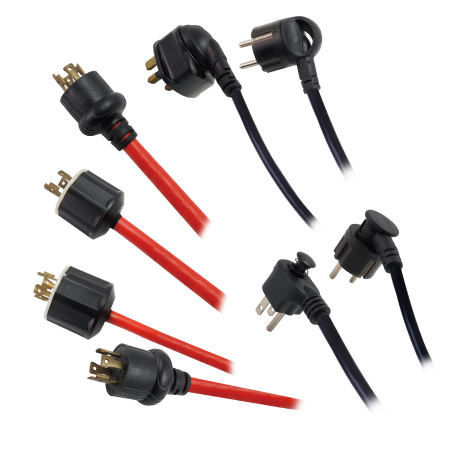 Набор сетевых кабелей переменного тока (вилка и разъем) - Типы сетевых вилок переменного тока