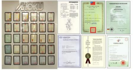 Patentes internacionais para produtos de design exclusivos.