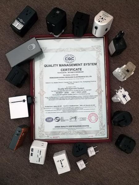 Chúng tôi đã đạt được chứng nhận ISO9001 từ năm 1997.
