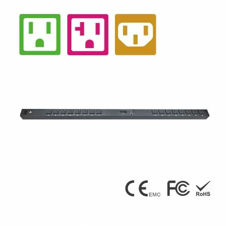 PDU NEMA/IEC 16 Tomadas 0U Baseado em IP