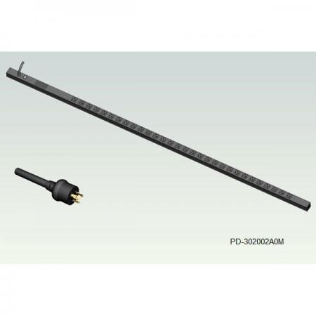 アンペアメーターとL5-20Pを備えたAC電源供給PDU