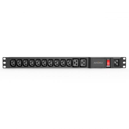 12 Mixed C13/C19 Basic PDU with Lighted Switch