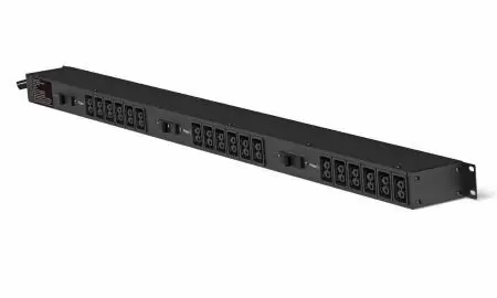 23.0 KW alta potenza 3 fasi 32A, 380V-415V, 18 x IEC Combo-IEC C13151921, Verticale (WYE) Rack PDU ad Alta Potenza - 18 x prese IEC Combo C13/C15/C19/C21 380V-415V 32A 3Fase Rack PDU ad Alta Potenza