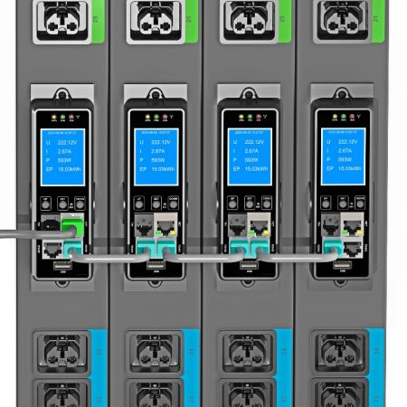 Các PDU nối chuỗi cho phép giám sát và kiểm soát tập trung, nâng cao hiệu quả hệ thống.