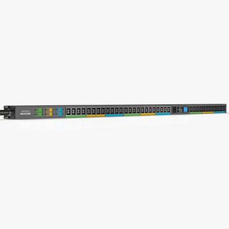 24/30/36 IEC 아울렛 LCD 디스플레이 네트워크 등급 원격 전원 관리 스마트 PDU - 3상 고밀도 스마트 PDU