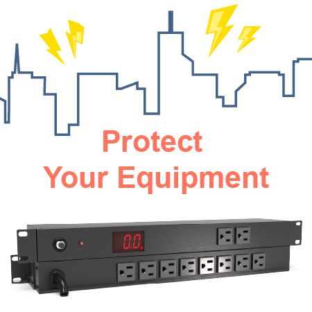 PDU Medido com Proteção contra Surtos